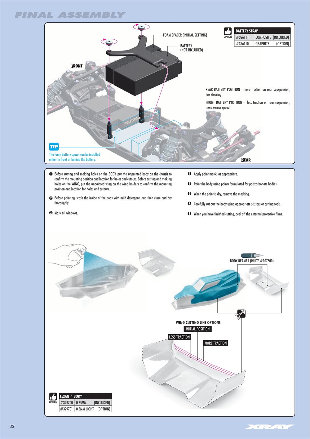 Xray - XB2 2015 (XB2C'15) - Manual - Page 32