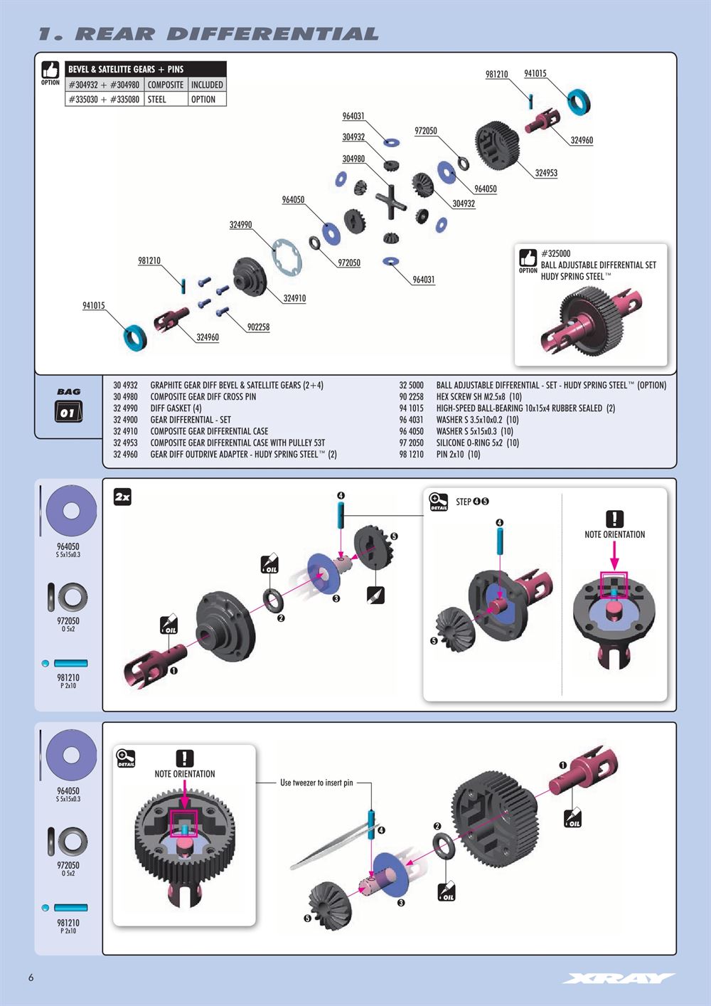 Xray - XB2 2017 (XB2C'17) - Manual - Page 6