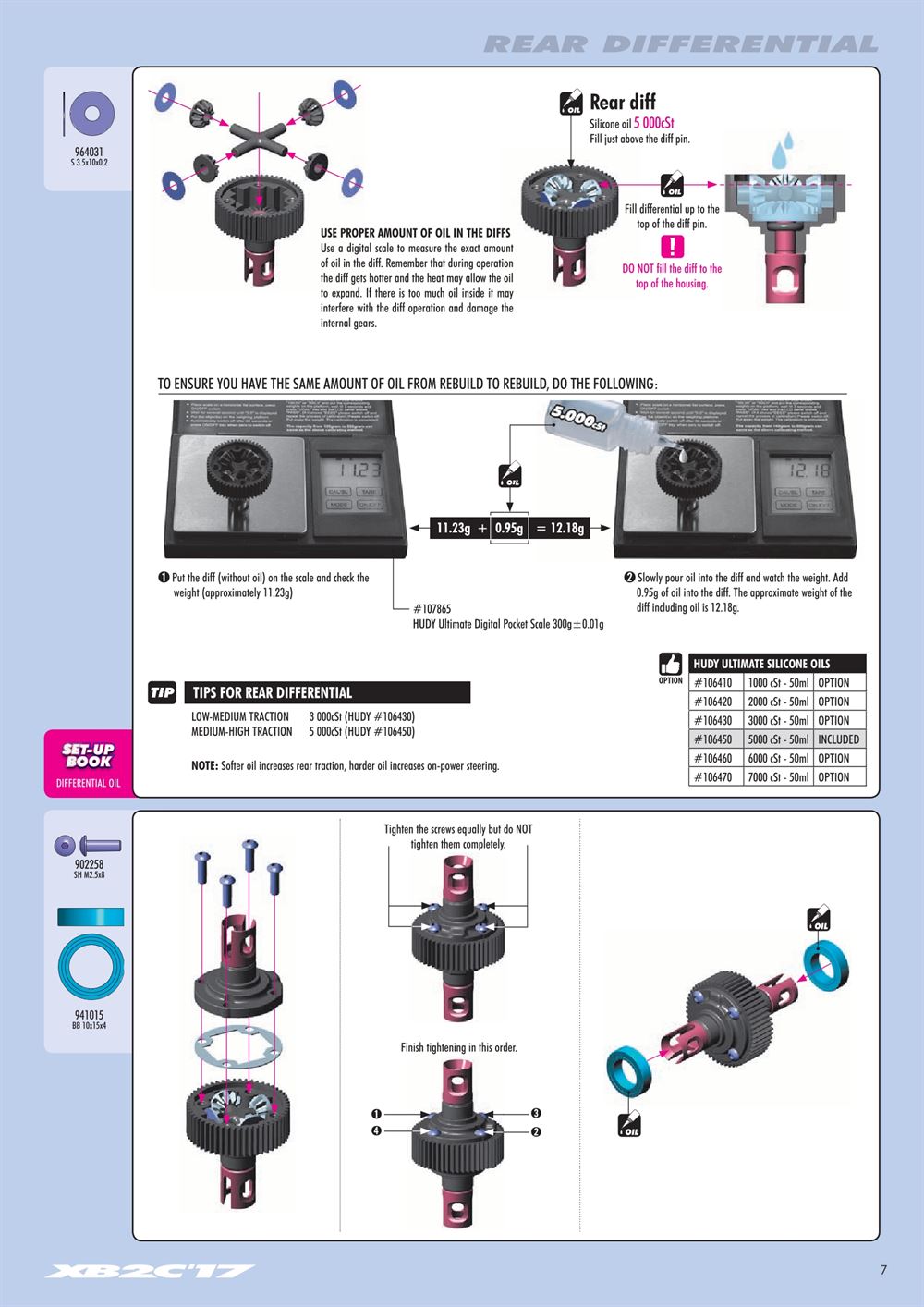 Xray - XB2 2017 (XB2C'17) - Manual - Page 7