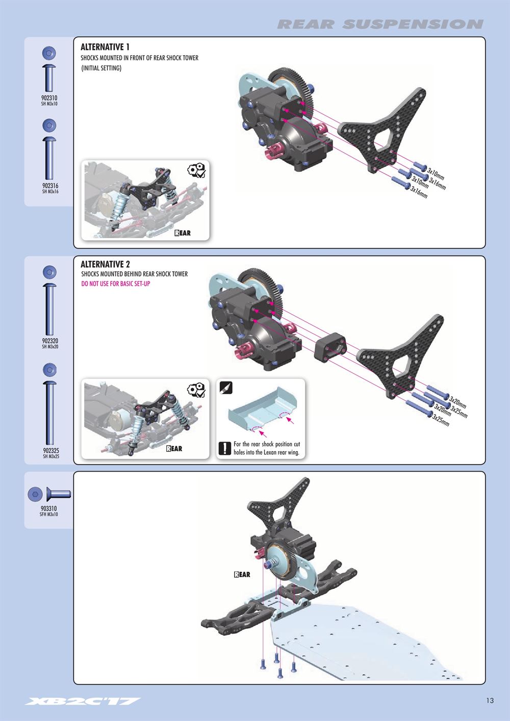 Xray - XB2 2017 (XB2C'17) - Manual - Page 13