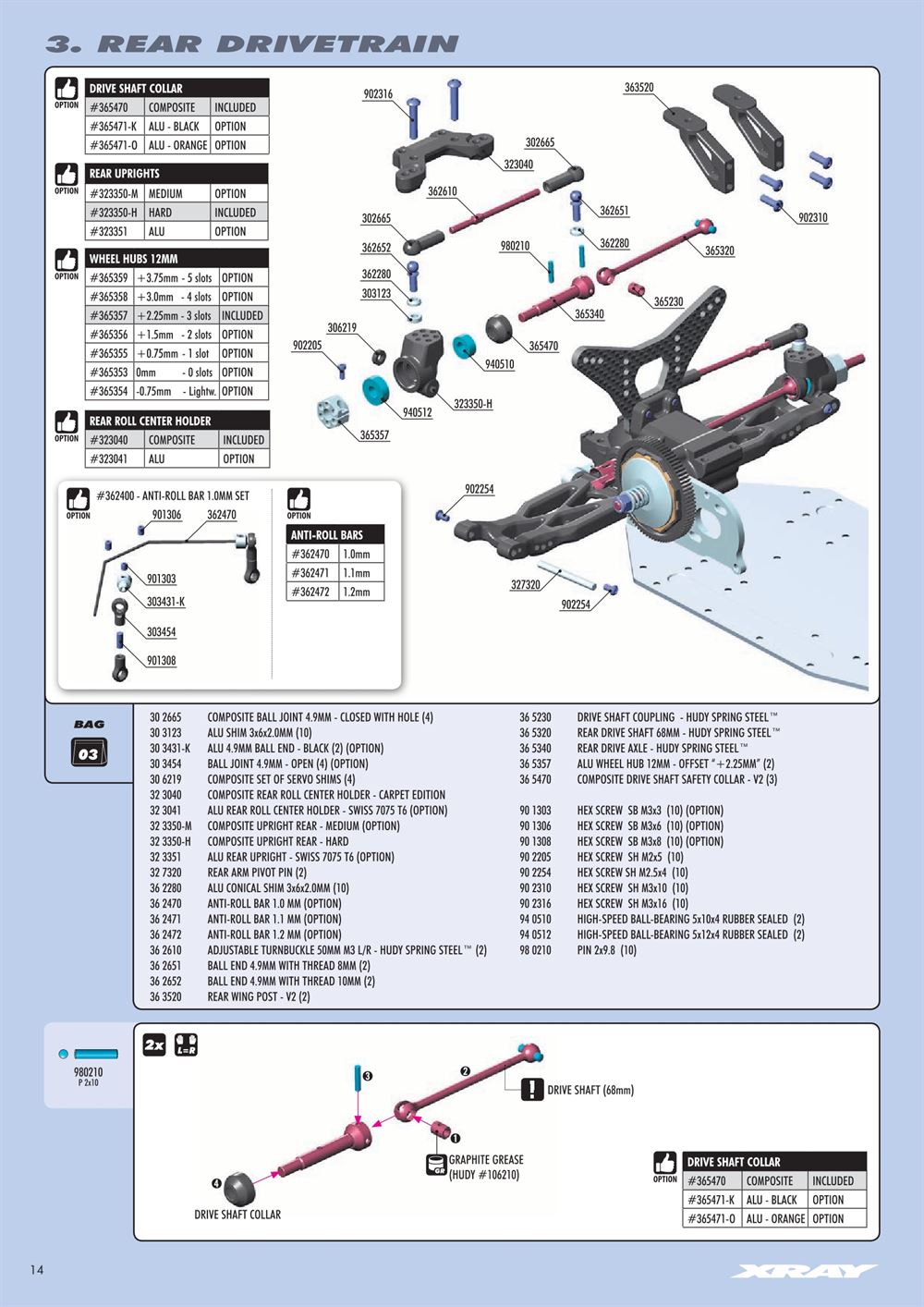 Xray - XB2 2017 (XB2C'17) - Manual - Page 14