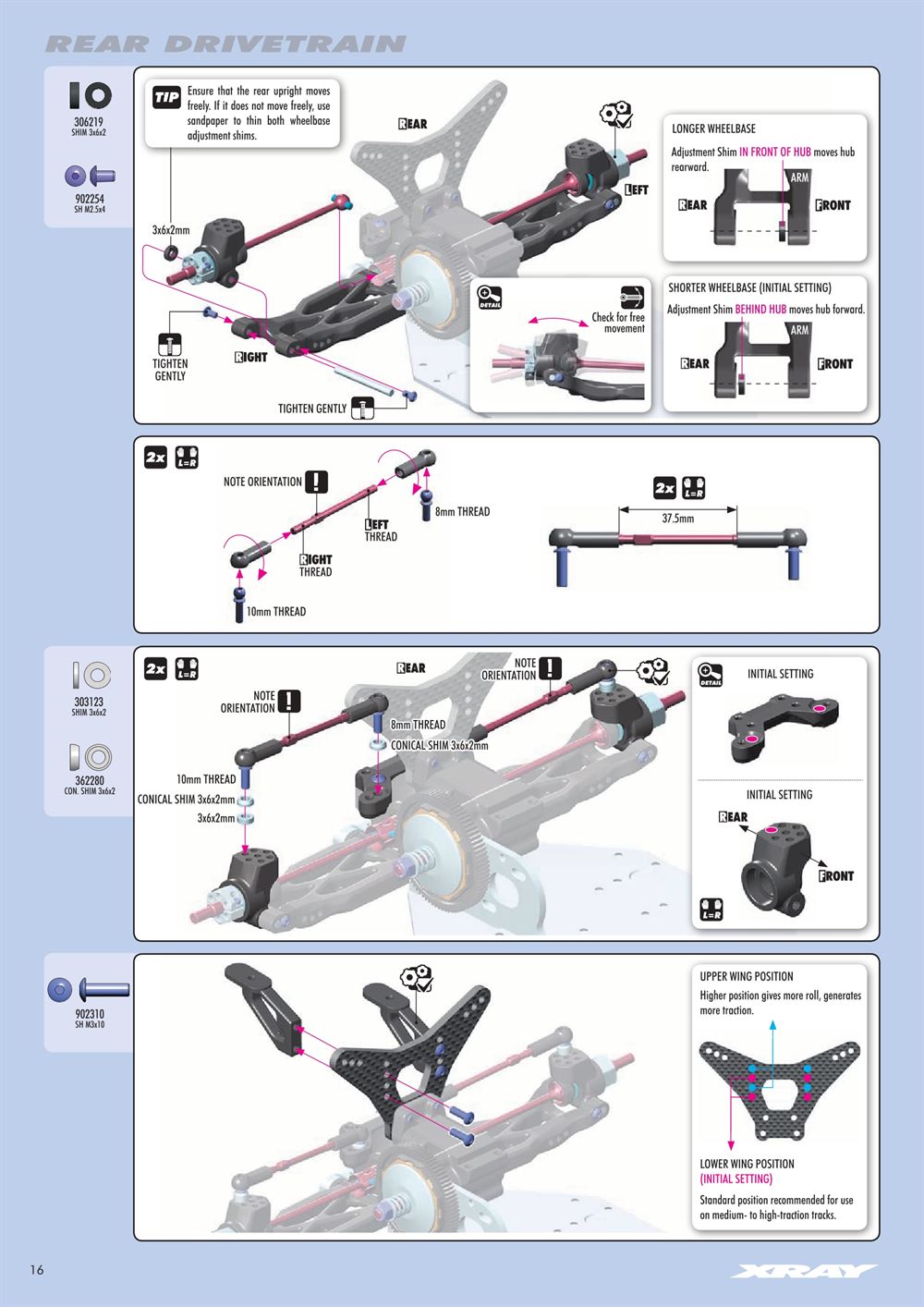 Xray - XB2 2017 (XB2C'17) - Manual - Page 16