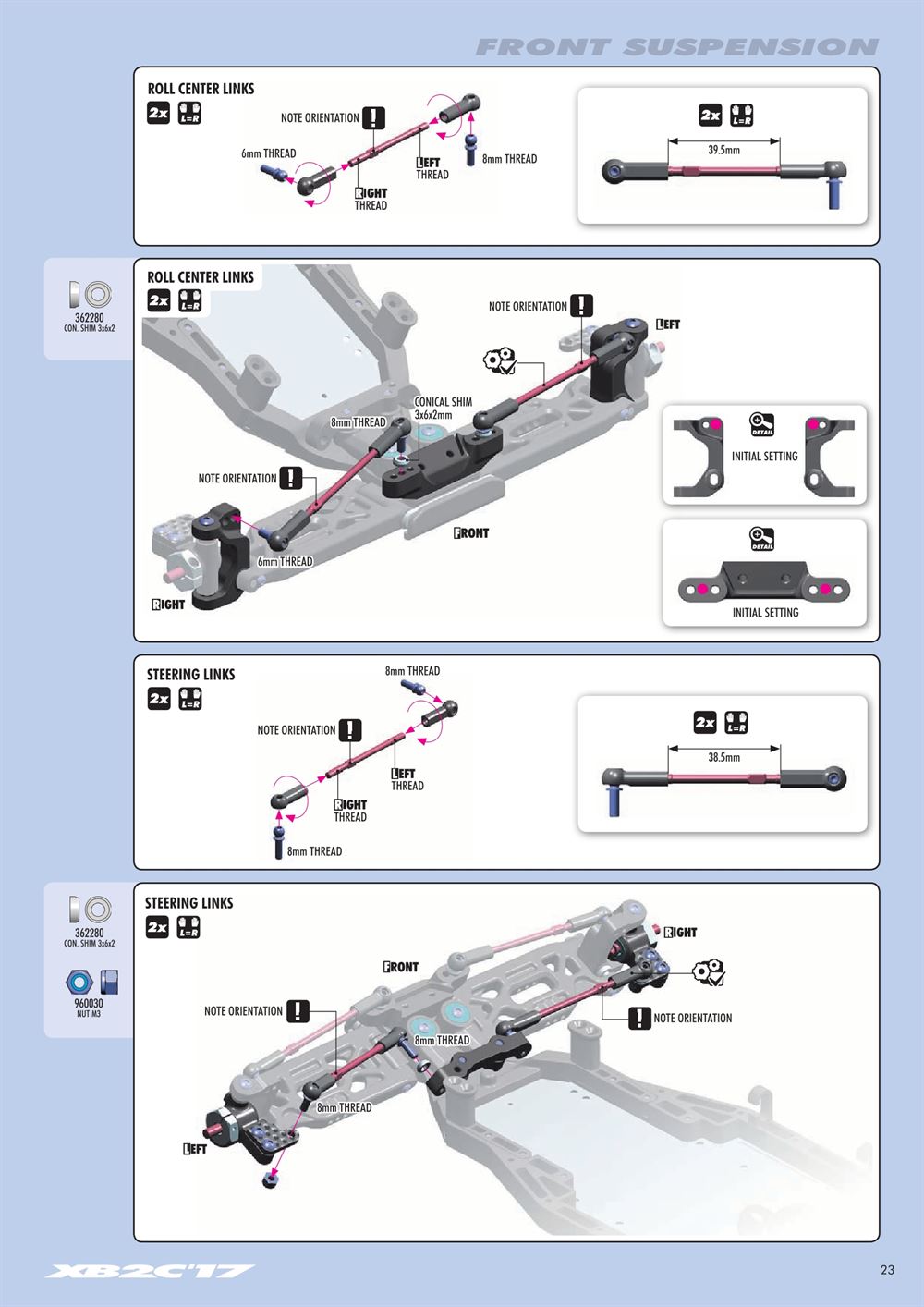 Xray - XB2 2017 (XB2C'17) - Manual - Page 23