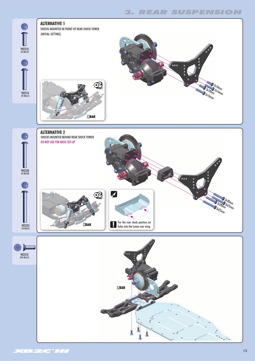 Xray - XB2 2018 (XB2C'18) - Manual - Page 13