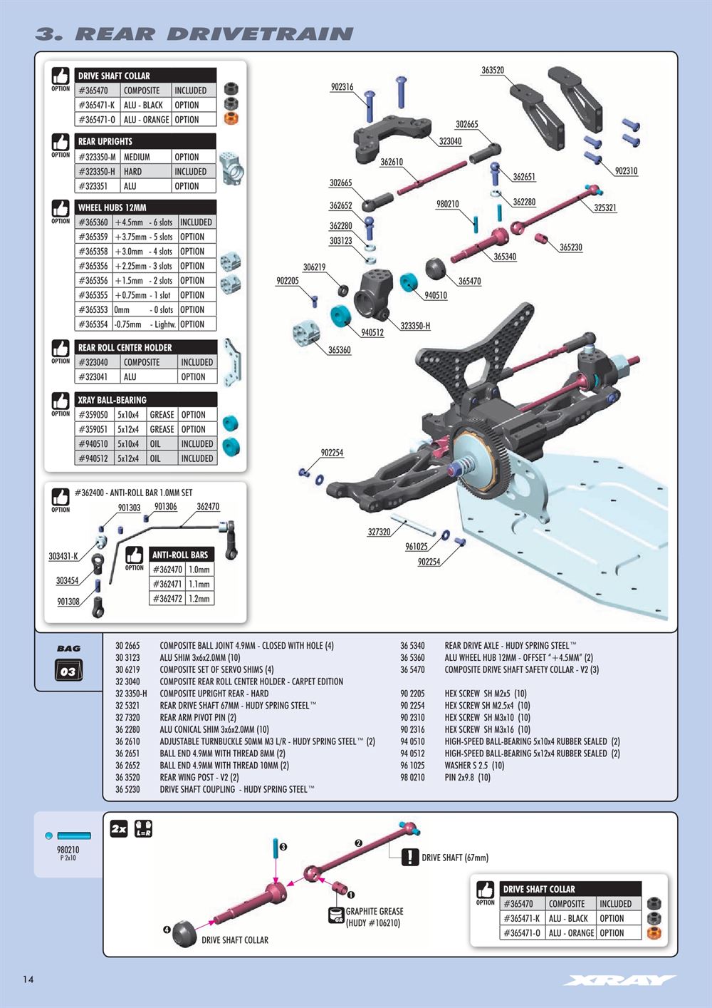 Xray - XB2 2018 (XB2C'18) - Manual - Page 14
