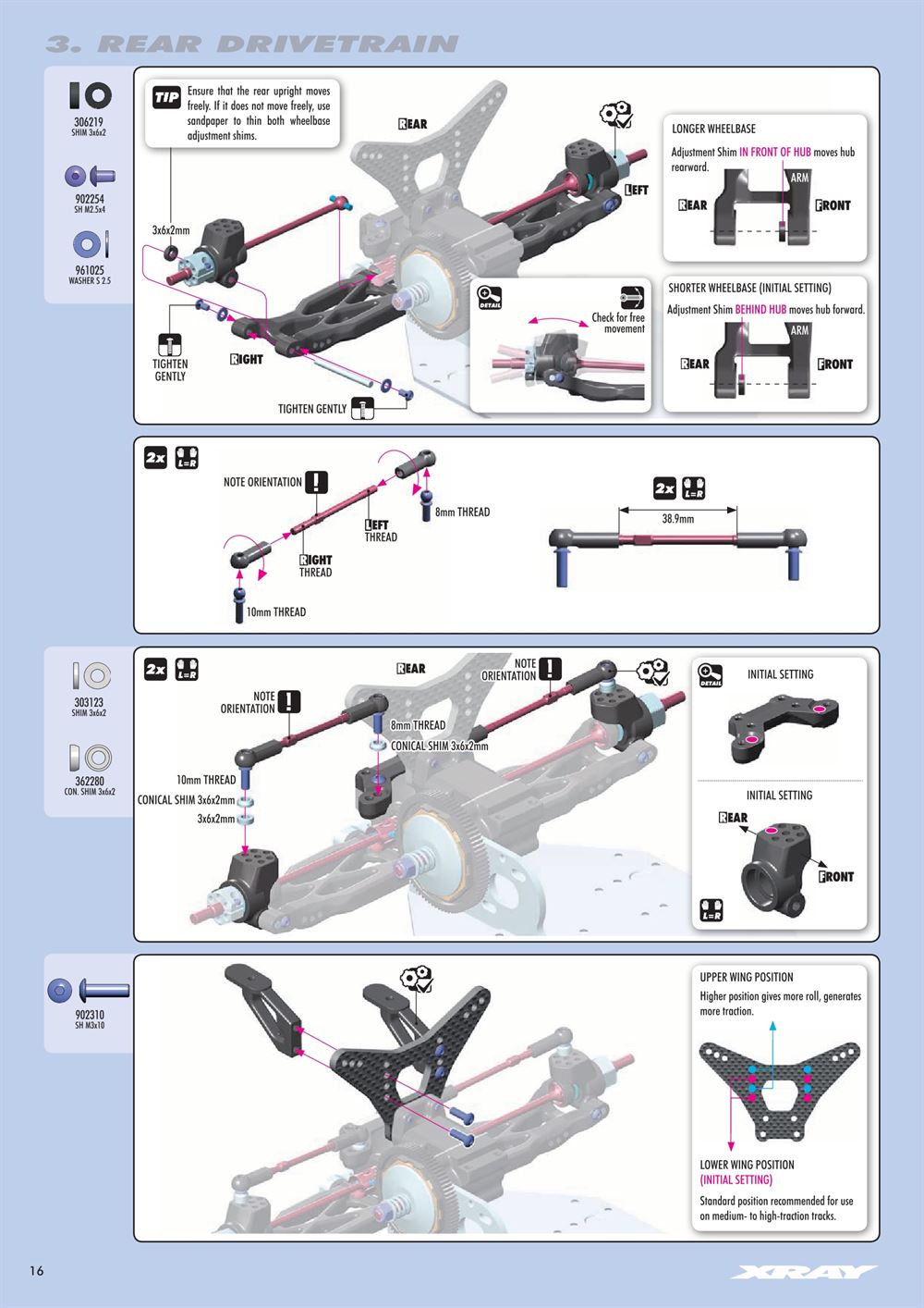 Xray - XB2 2018 (XB2C'18) - Manual - Page 16