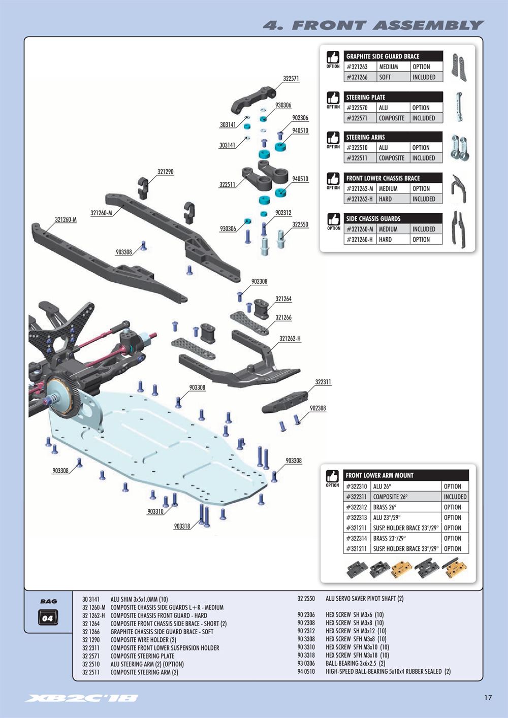 Xray - XB2 2018 (XB2C'18) - Manual - Page 17