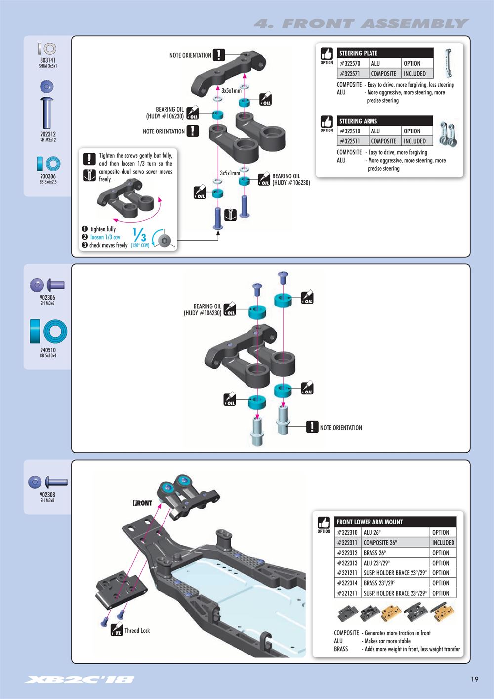 Xray - XB2 2018 (XB2C'18) - Manual - Page 19