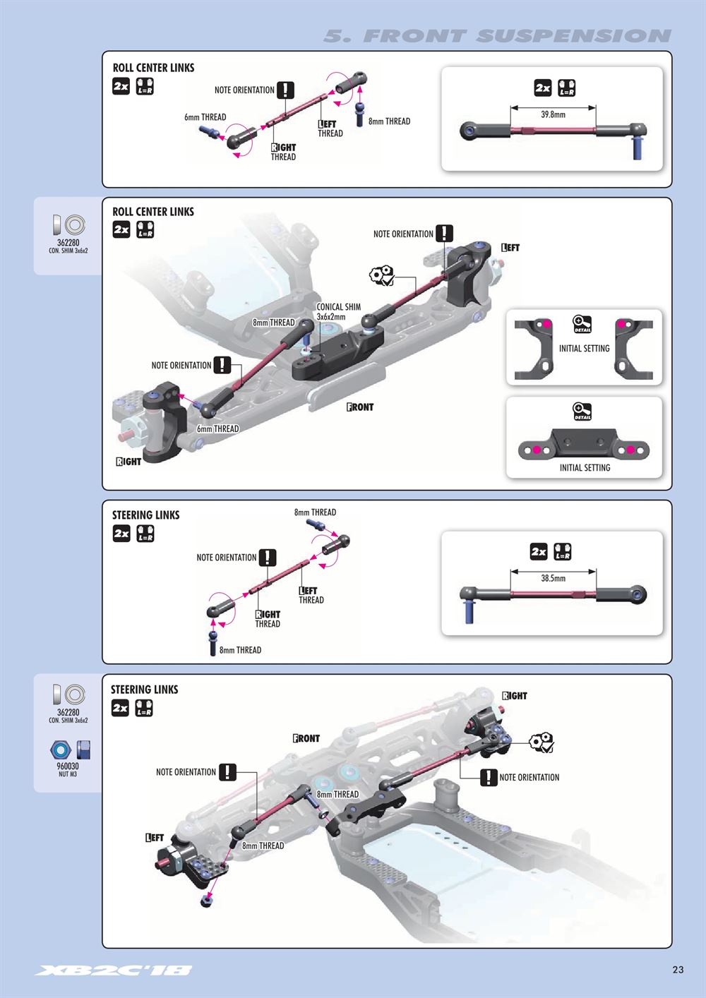 Xray - XB2 2018 (XB2C'18) - Manual - Page 23