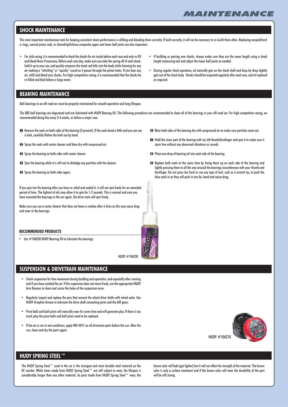 Xray - XB2 2018 (XB2C'18) - Manual - Page 34