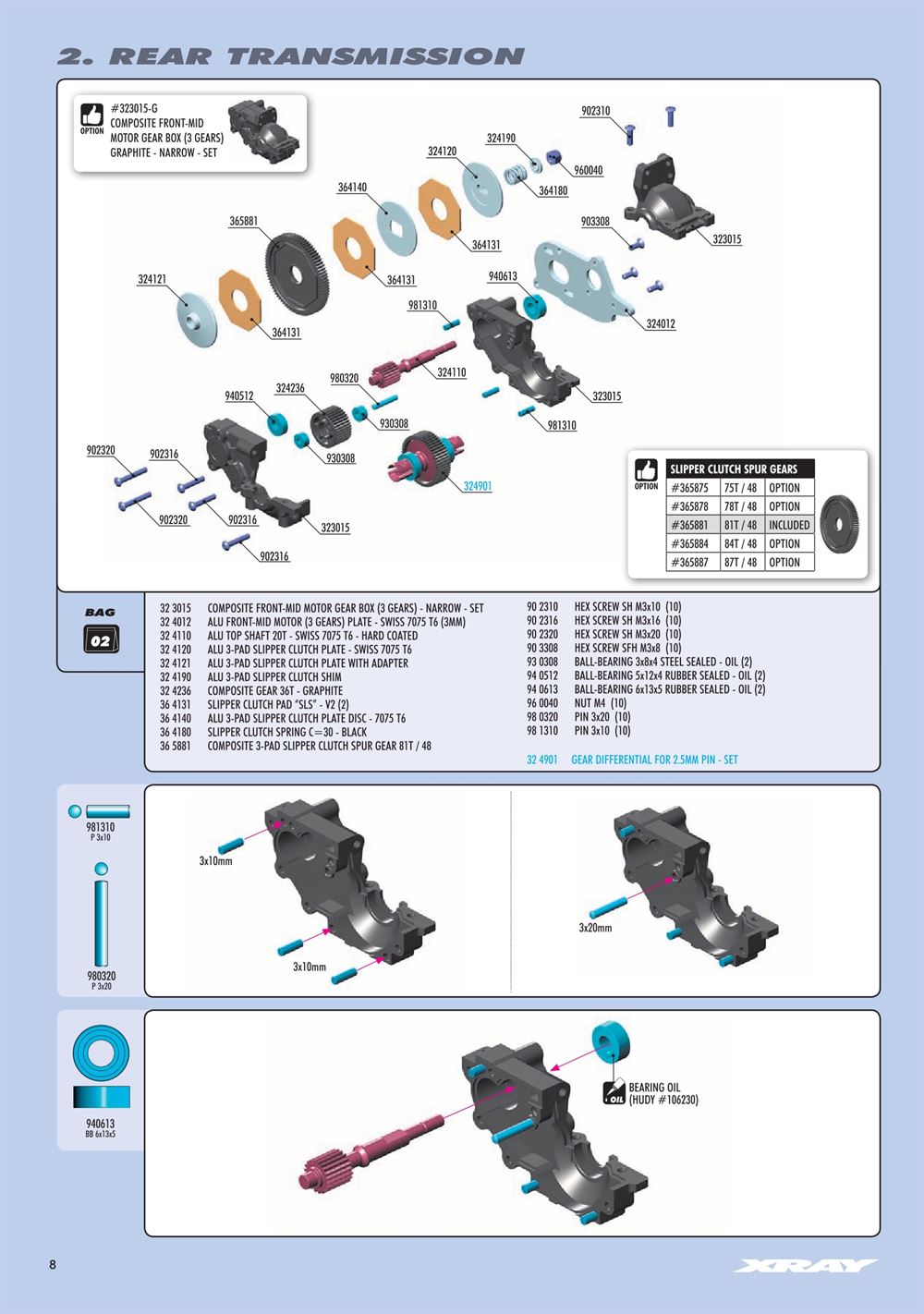 Xray - XB2C 2019 (XB2C'19) - Manual - Page 8