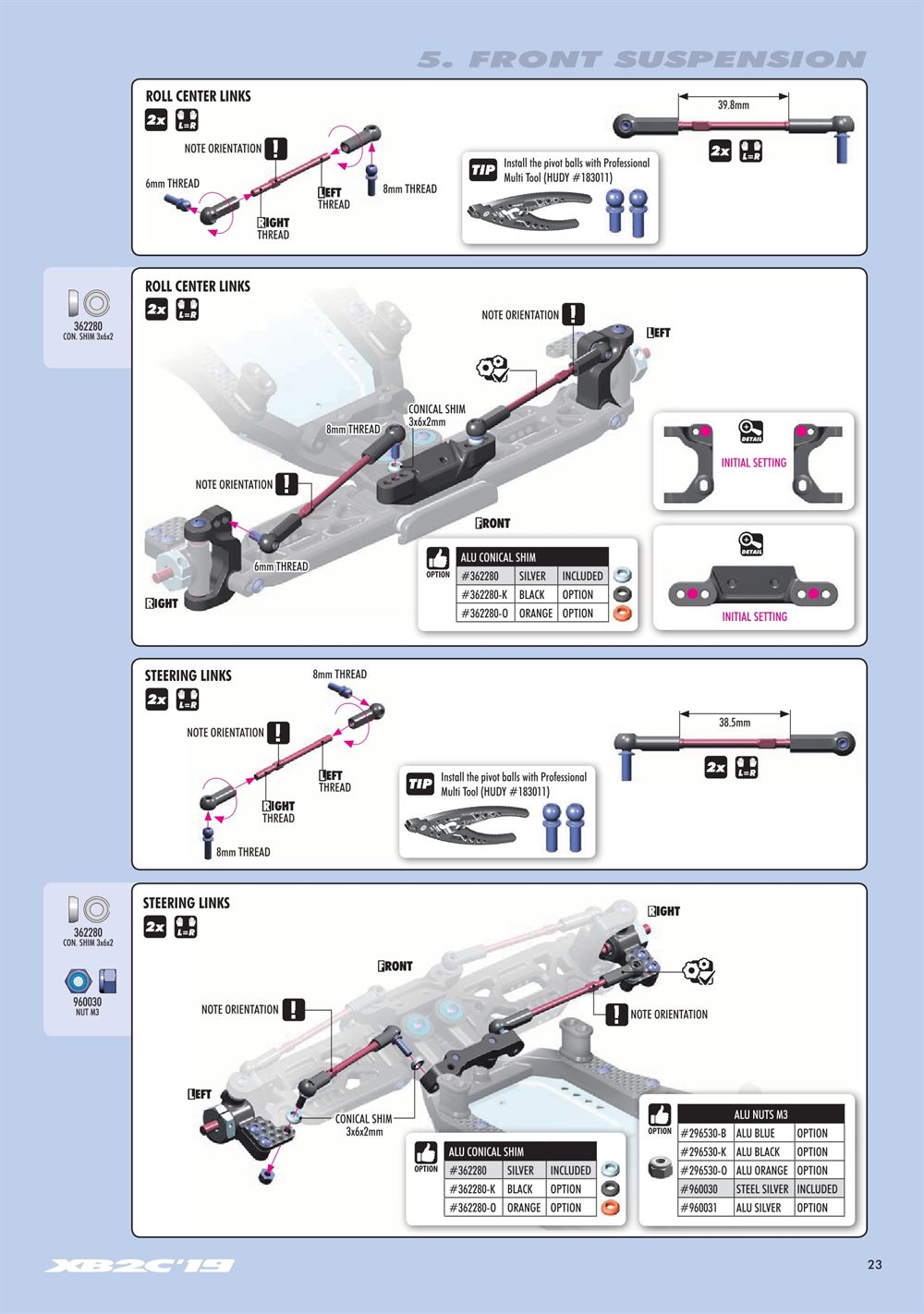 Xray - XB2C 2019 (XB2C'19) - Manual - Page 23
