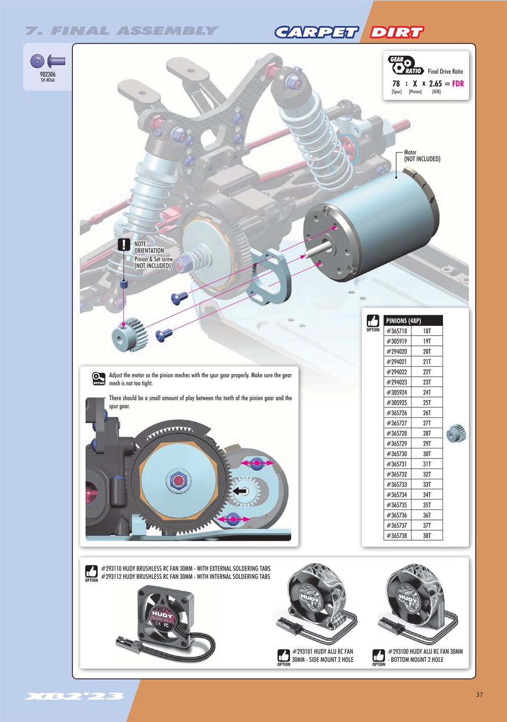 Xray - XB2C 2023 (XB2C'23) - Manual - Page 37