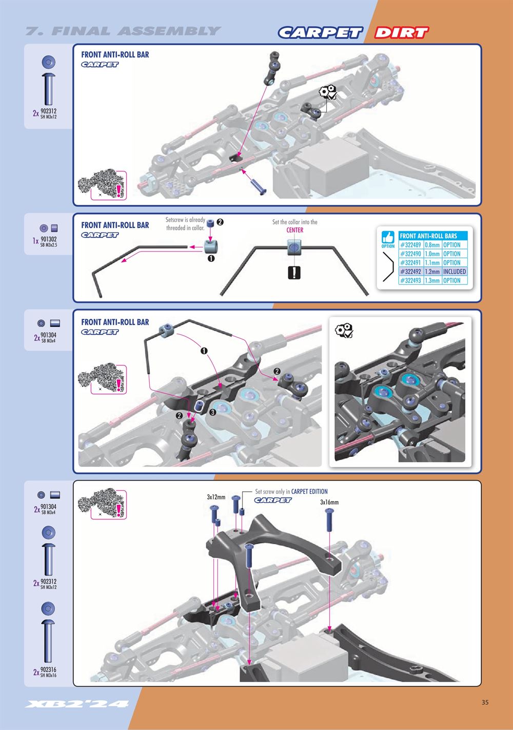 Xray - XB2C 2024 (XB2C'24) - Manual - Page 35