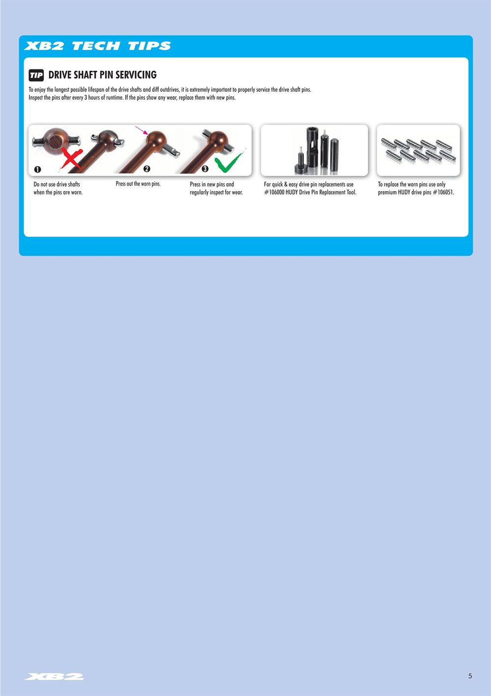 Xray - XB2 2016 (XB2D'16) - Manual - Page 5