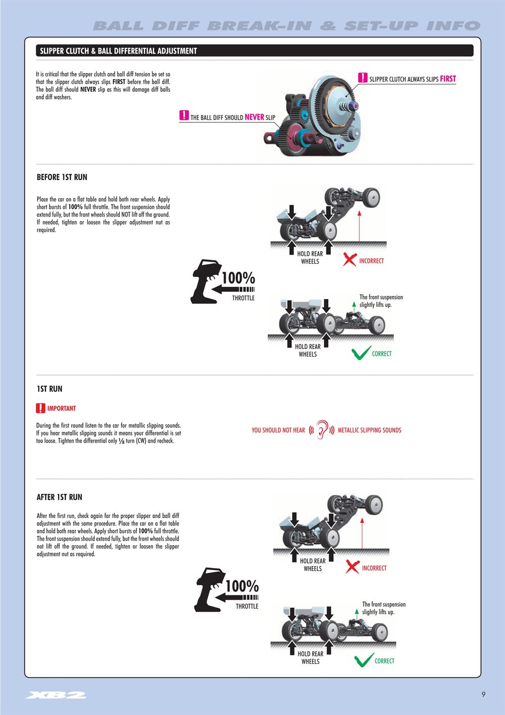 Xray - XB2 2016 (XB2D'16) - Manual - Page 9