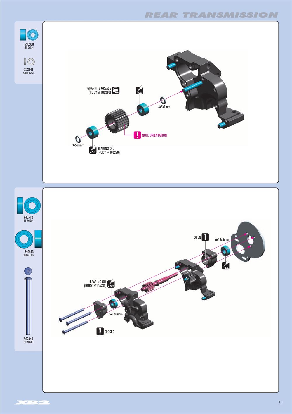 Xray - XB2 2016 (XB2D'16) - Manual - Page 11