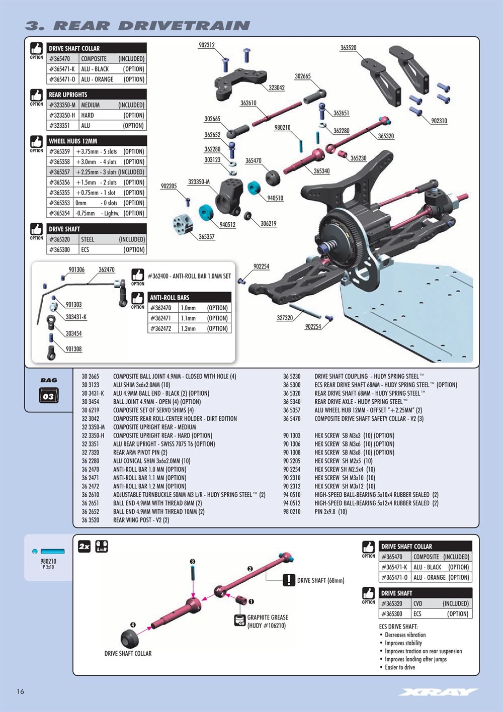 Xray - XB2 2016 (XB2D'16) - Manual - Page 16