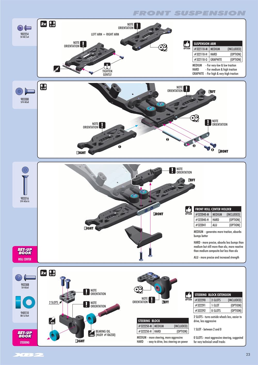 Xray - XB2 2016 (XB2D'16) - Manual - Page 23