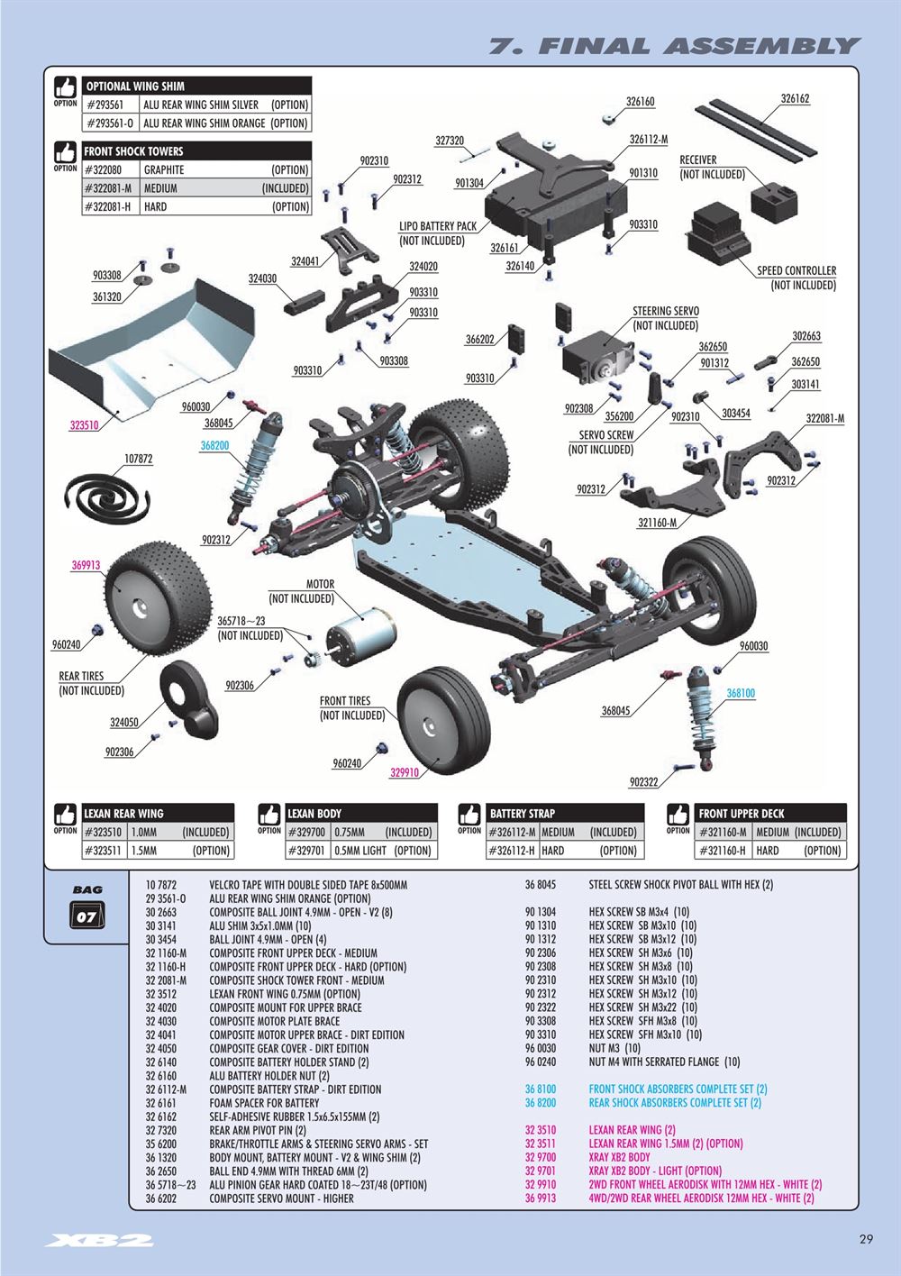 Xray - XB2 2016 (XB2D'16) - Manual - Page 29