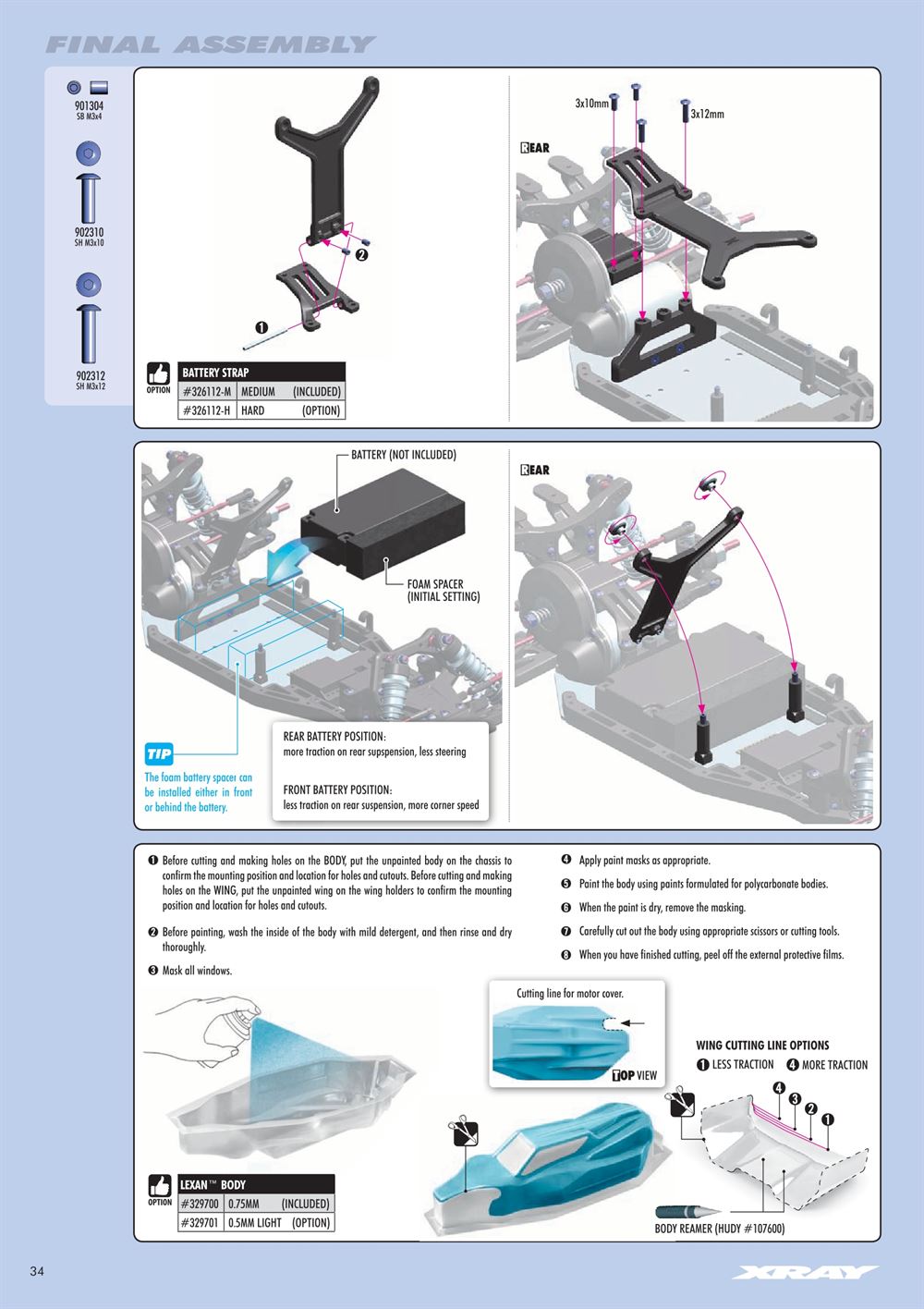 Xray - XB2 2016 (XB2D'16) - Manual - Page 34