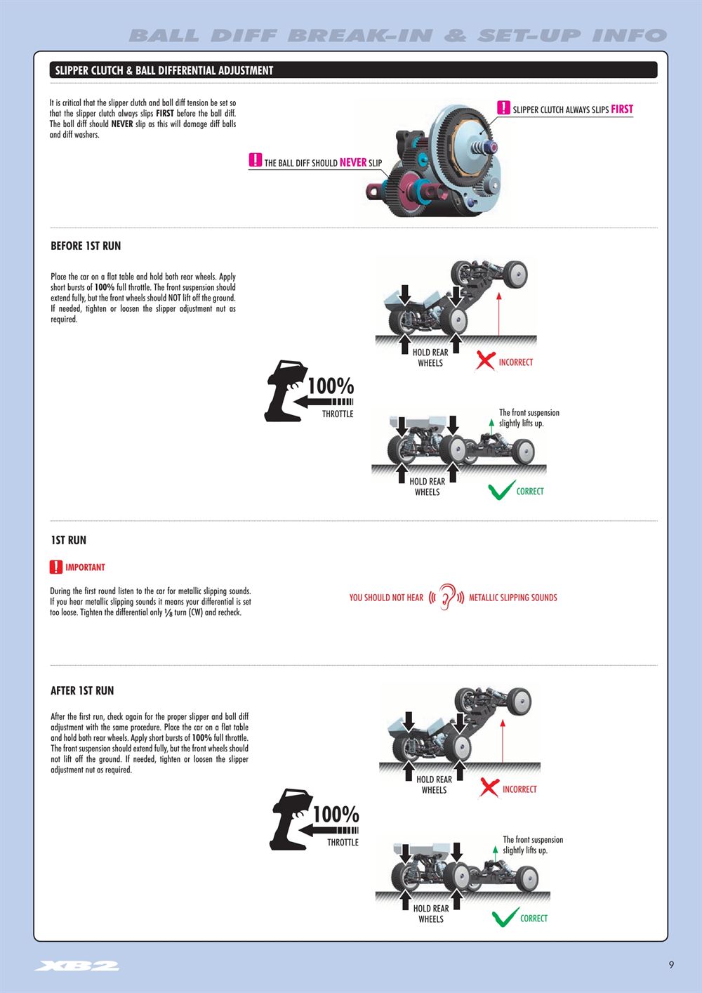 Xray - XB2 2017 (XB2D'17) - Manual - Page 9