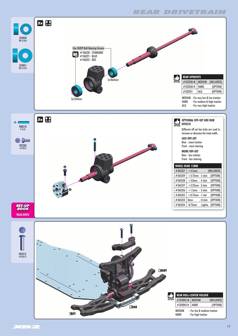 Xray - XB2 2017 (XB2D'17) - Manual - Page 17