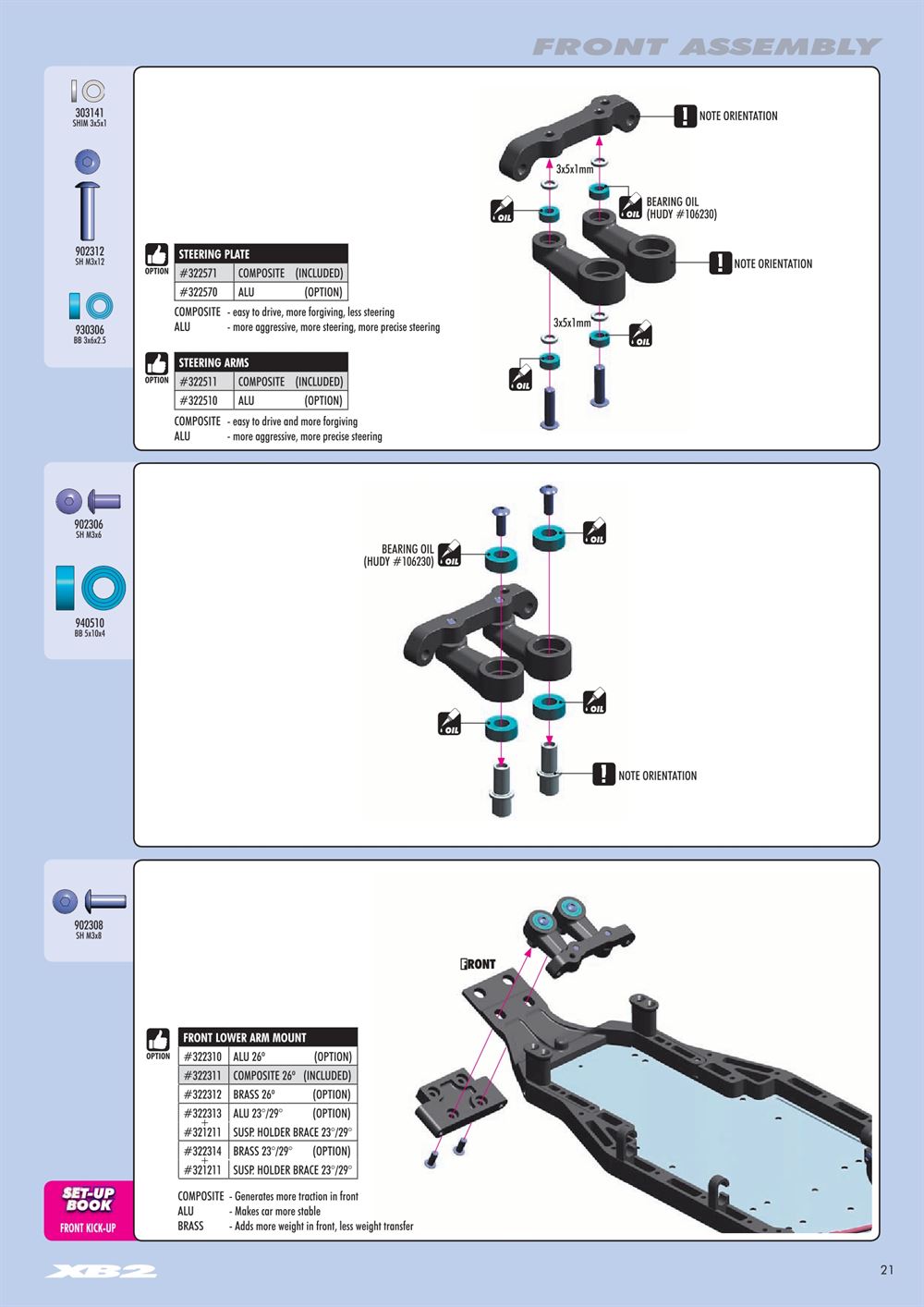 Xray - XB2 2017 (XB2D'17) - Manual - Page 21