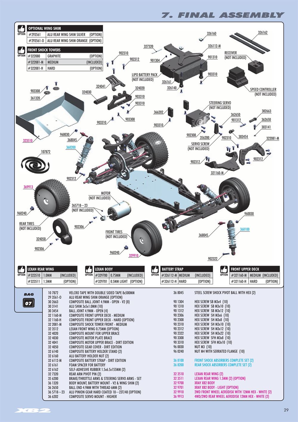 Xray - XB2 2017 (XB2D'17) - Manual - Page 29