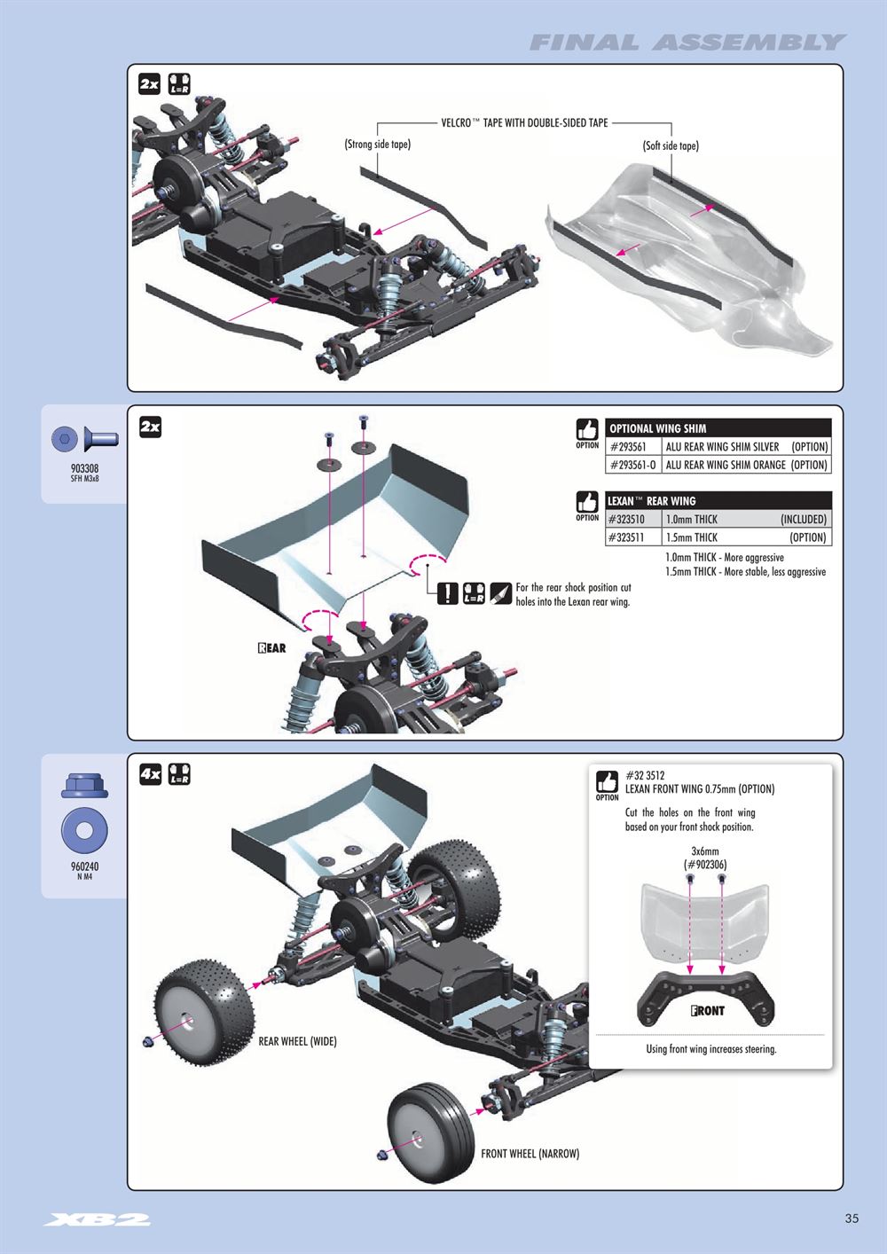 Xray - XB2 2017 (XB2D'17) - Manual - Page 35