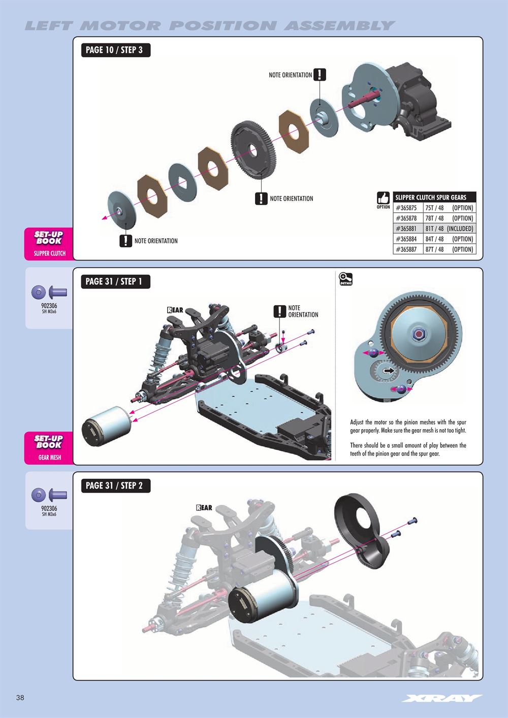 Xray - XB2 2017 (XB2D'17) - Manual - Page 38