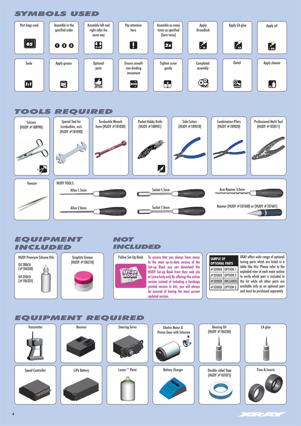 Xray - XB2D 2019 (XB2D'19) - Manual - Page 4