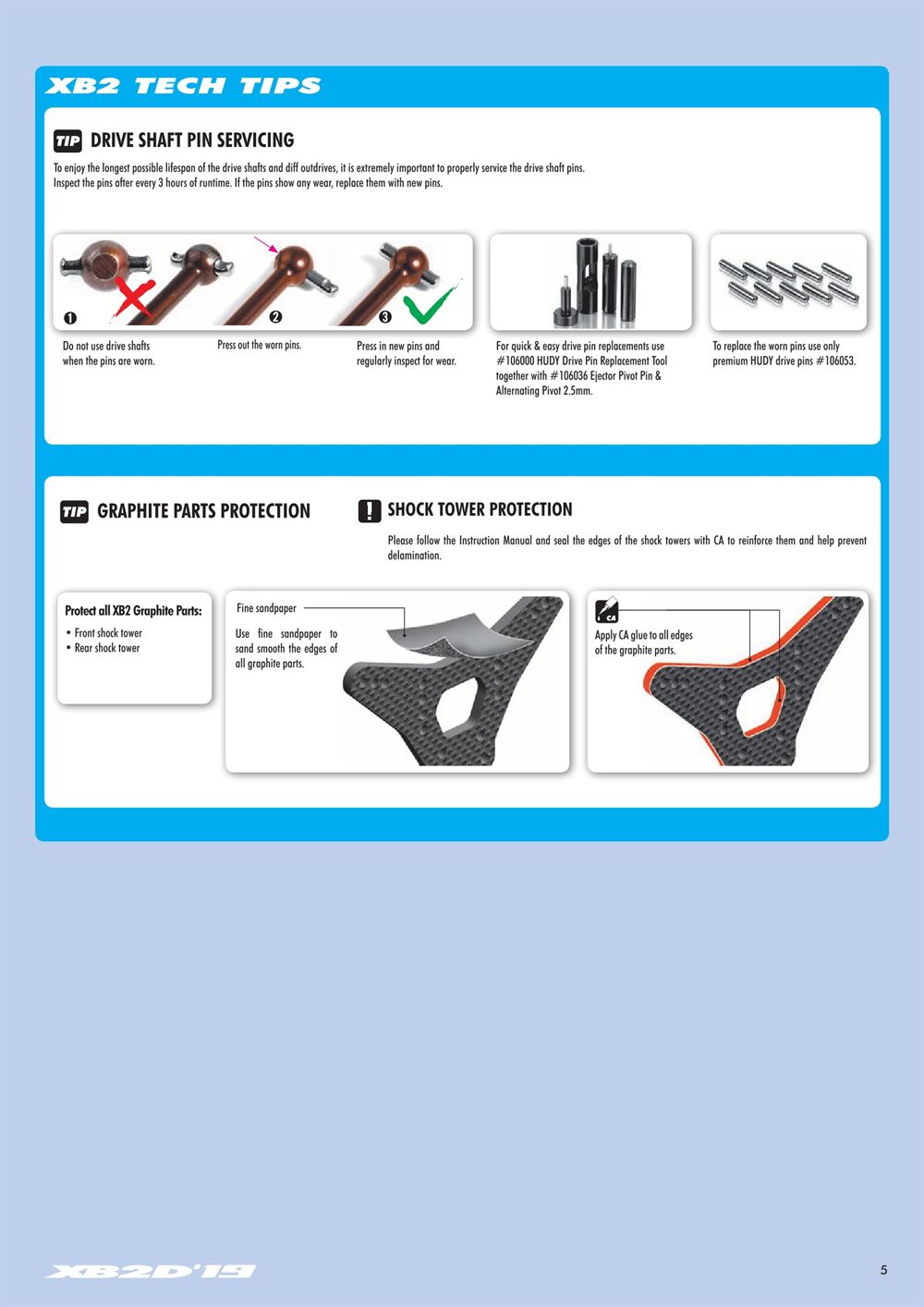 Xray - XB2D 2019 (XB2D'19) - Manual - Page 5