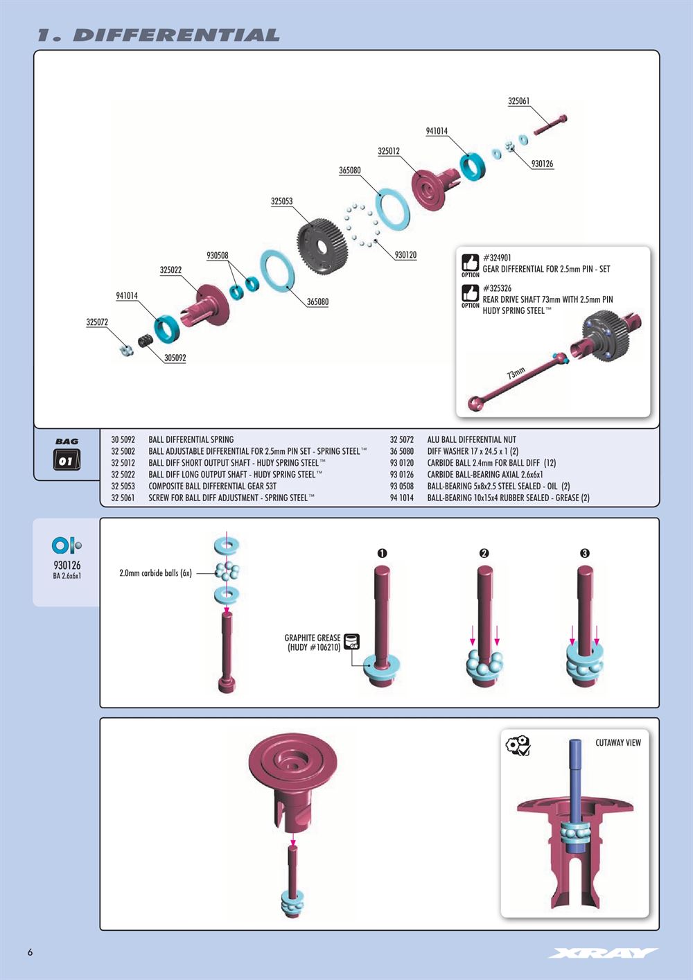 Xray - XB2D 2019 (XB2D'19) - Manual - Page 6