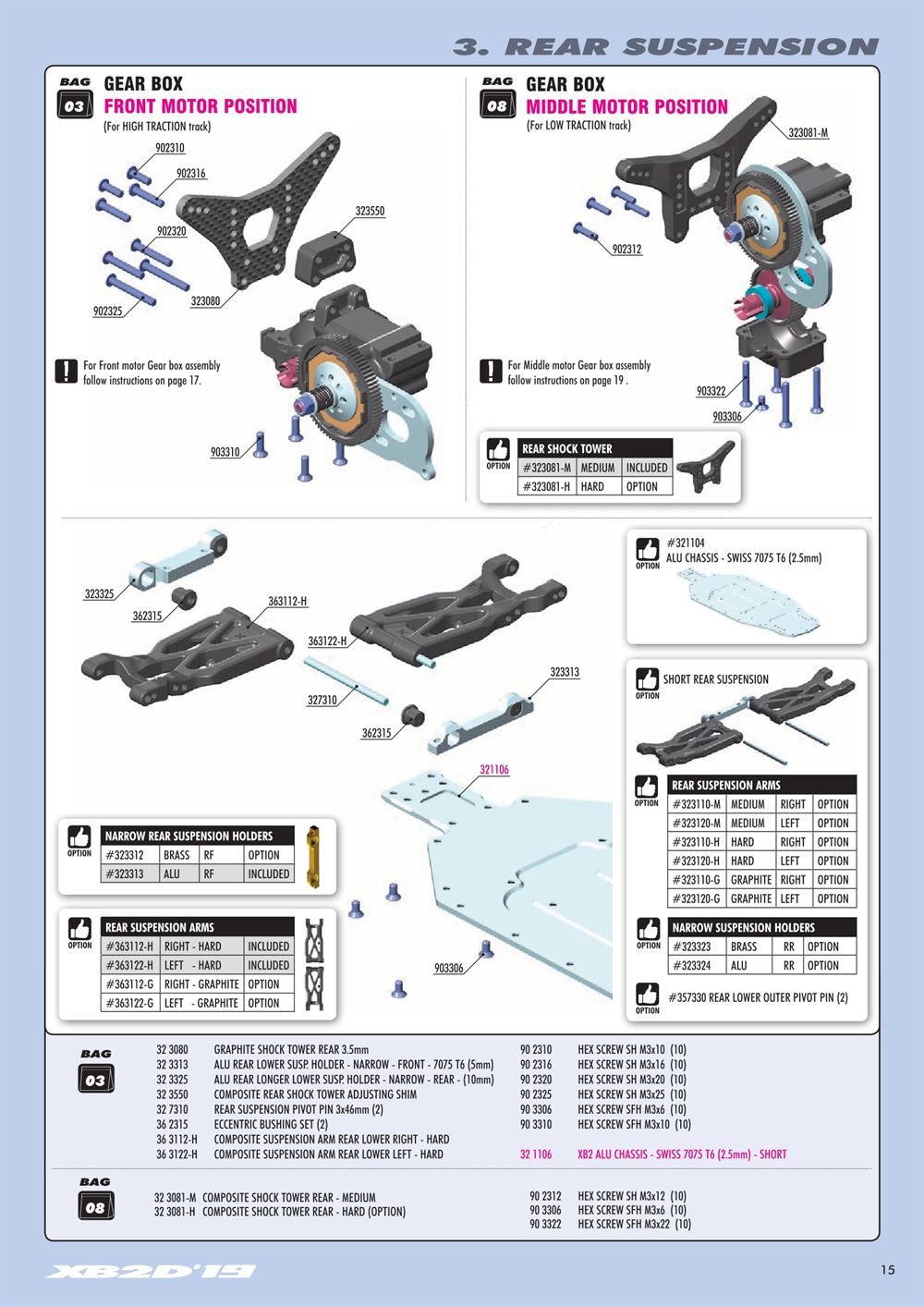 Xray - XB2D 2019 (XB2D'19) - Manual - Page 15