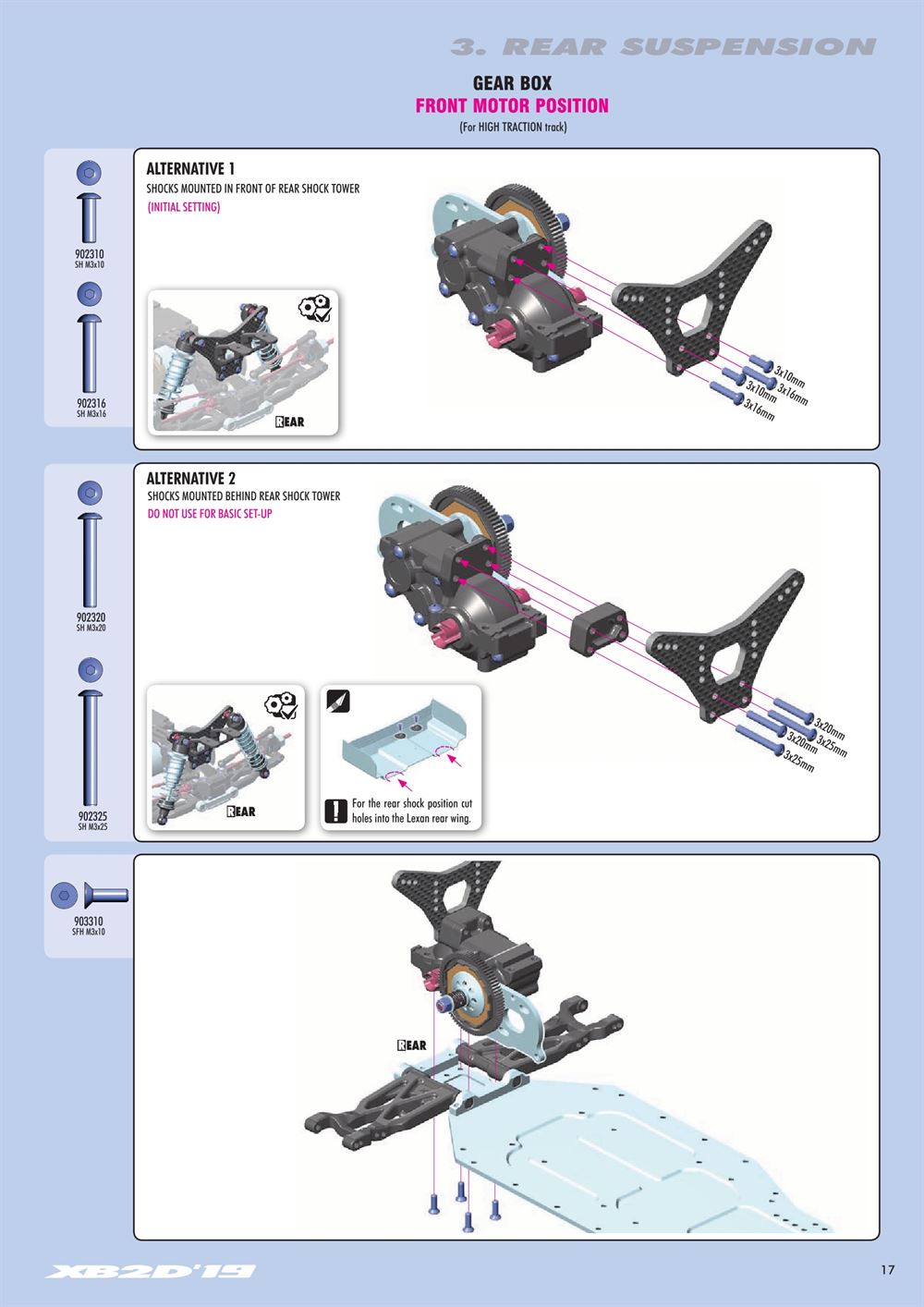 Xray - XB2D 2019 (XB2D'19) - Manual - Page 17