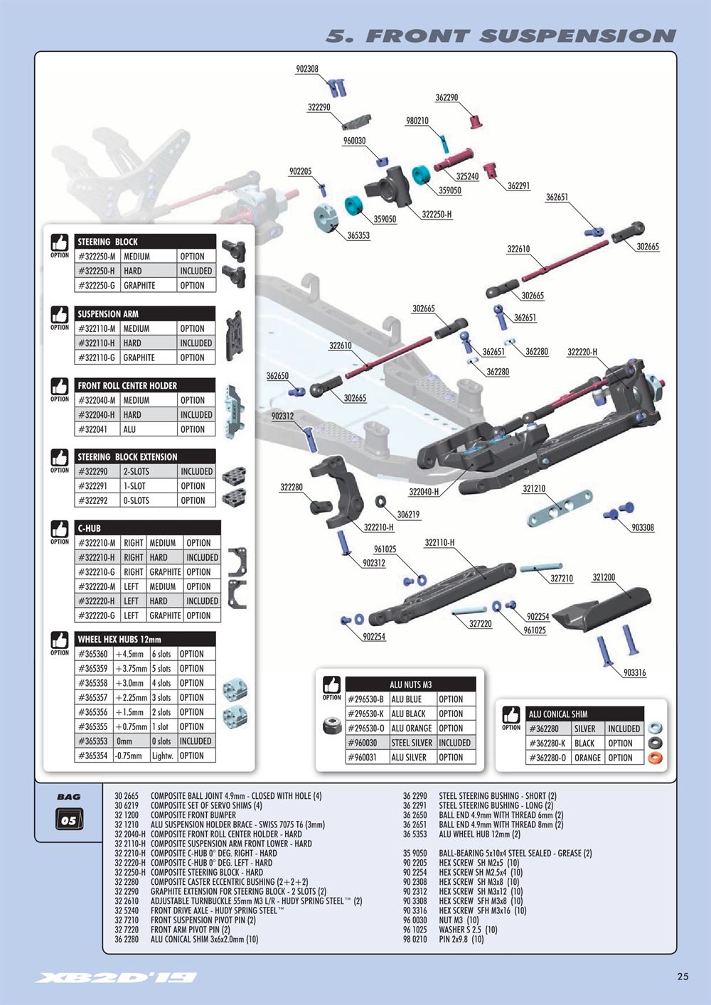 Xray - XB2D 2019 (XB2D'19) - Manual - Page 25