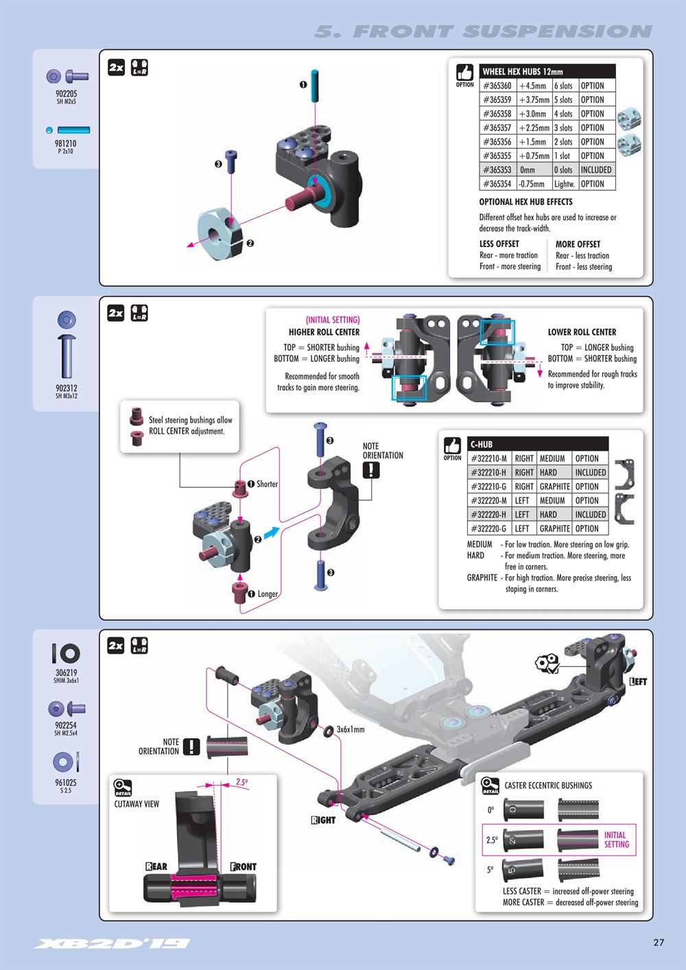 Xray - XB2D 2019 (XB2D'19) - Manual - Page 27