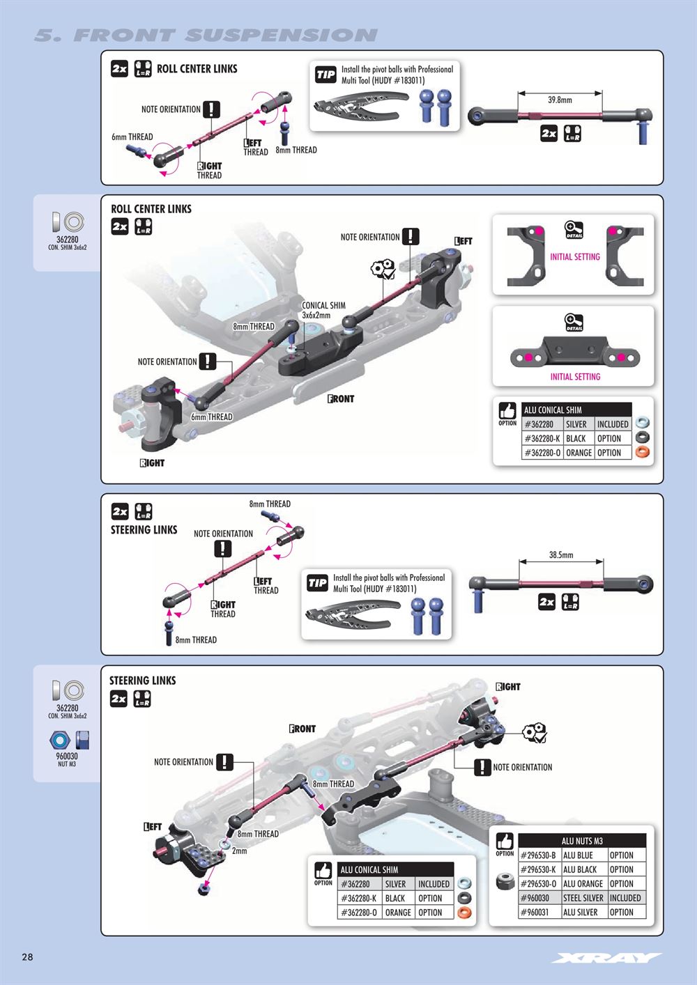 Xray - XB2D 2019 (XB2D'19) - Manual - Page 28