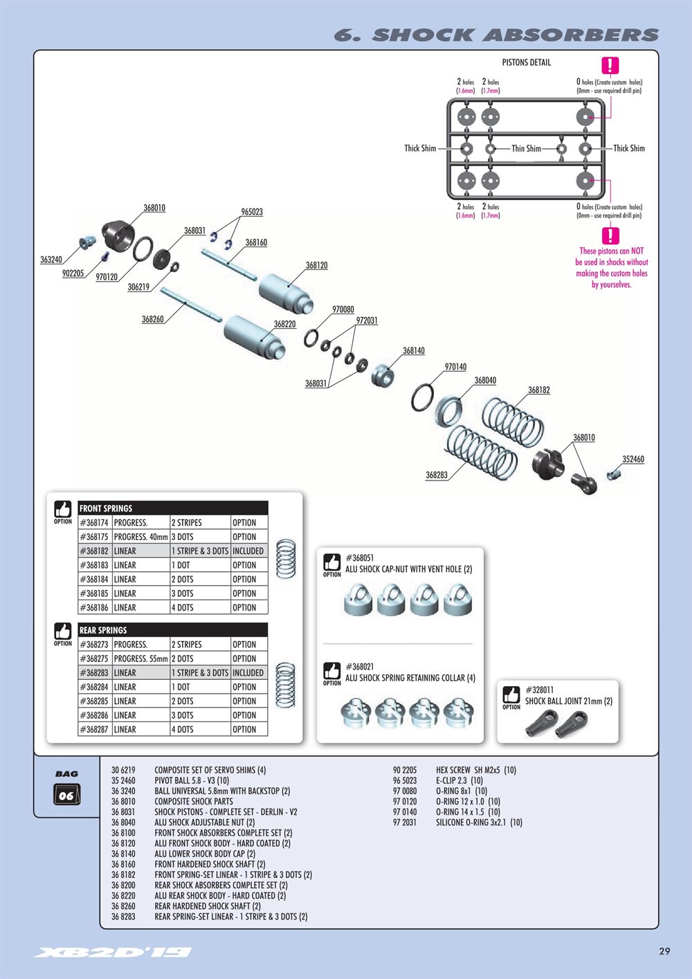 Xray - XB2D 2019 (XB2D'19) - Manual - Page 29