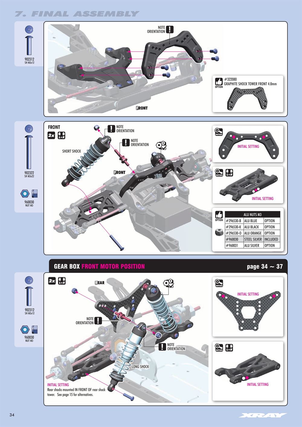 Xray - XB2D 2019 (XB2D'19) - Manual - Page 34