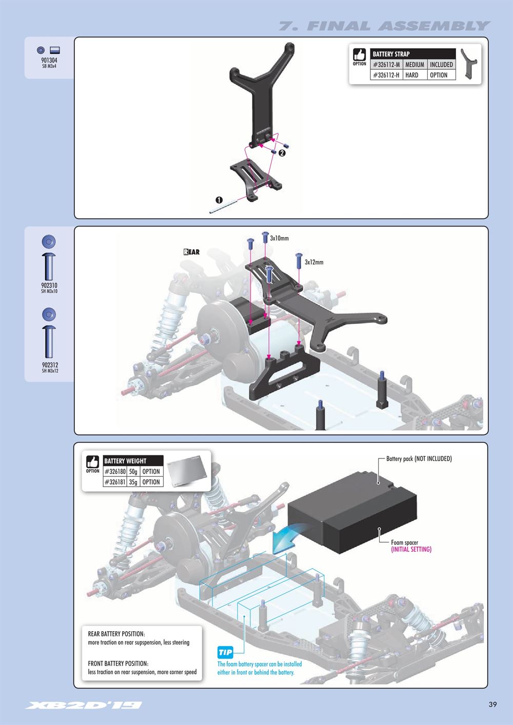 Xray - XB2D 2019 (XB2D'19) - Manual - Page 39