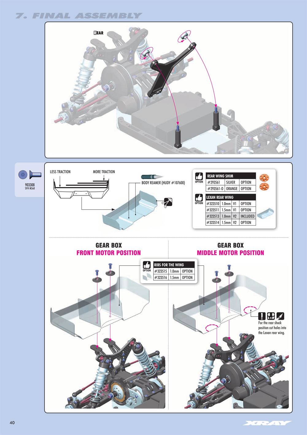 Xray - XB2D 2019 (XB2D'19) - Manual - Page 40