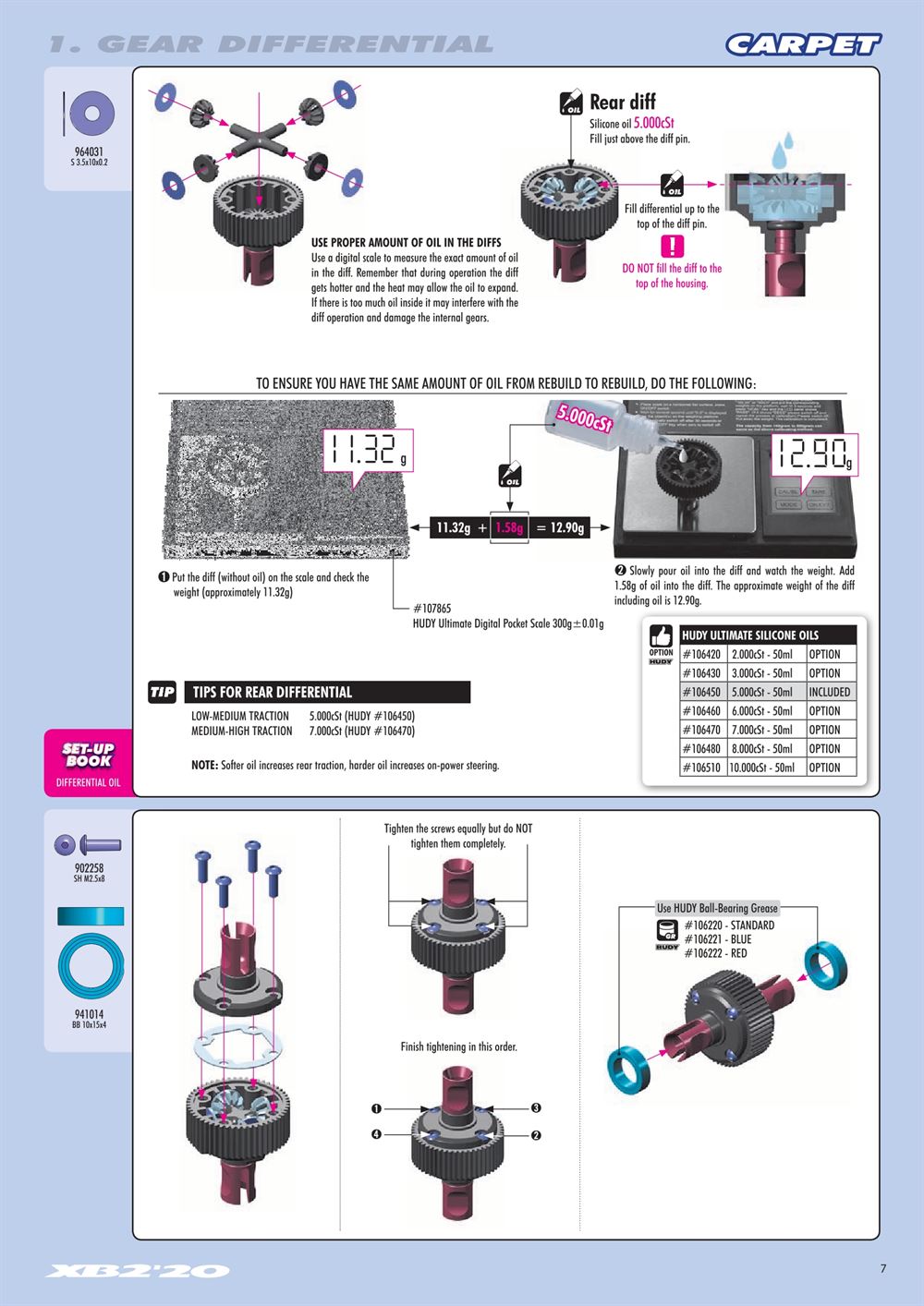 Xray - XB2D 2020 (XB2D'20) - Manual - Page 7