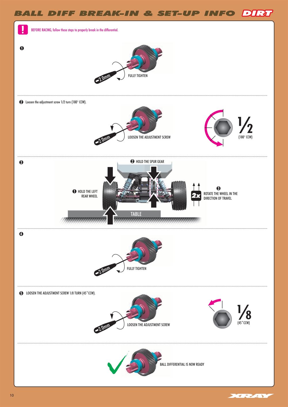 Xray - XB2D 2020 (XB2D'20) - Manual - Page 10