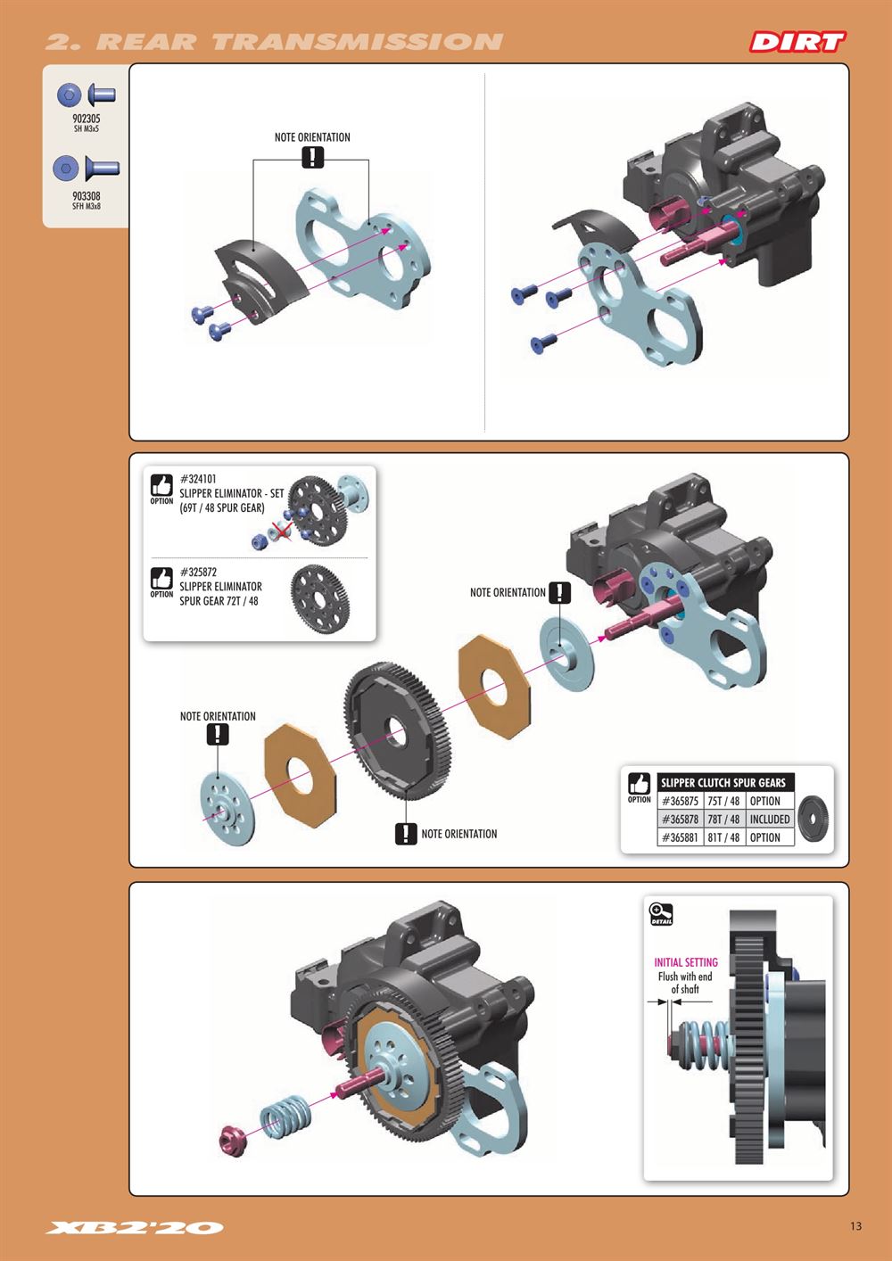 Xray - XB2D 2020 (XB2D'20) - Manual - Page 13