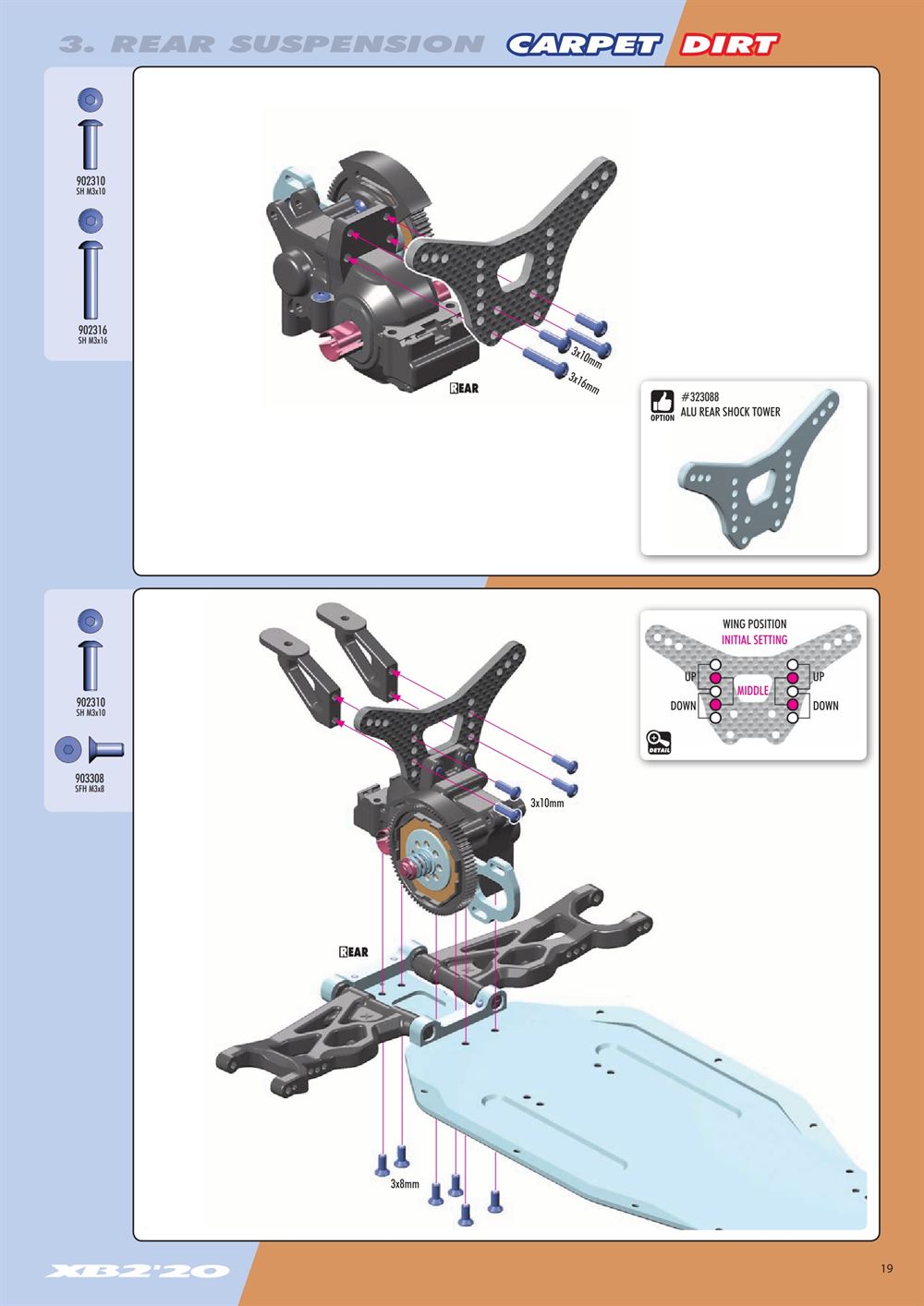 Xray - XB2D 2020 (XB2D'20) - Manual - Page 19
