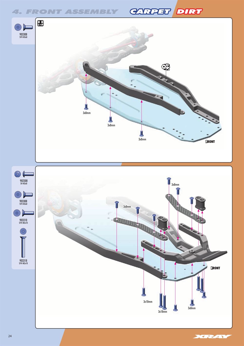 Xray - XB2D 2020 (XB2D'20) - Manual - Page 24