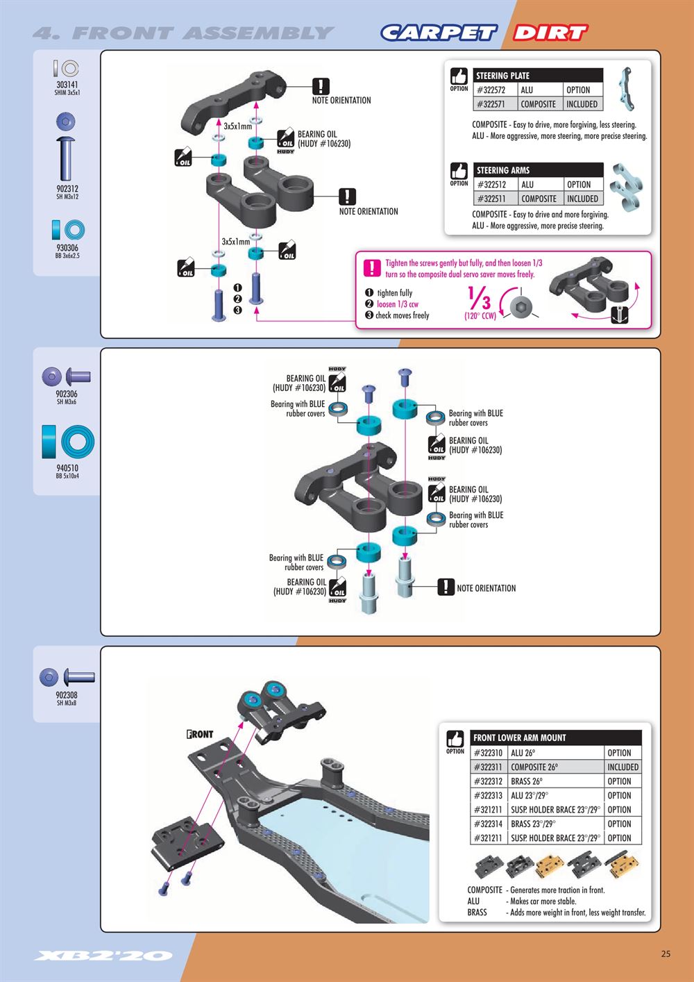 Xray - XB2D 2020 (XB2D'20) - Manual - Page 25