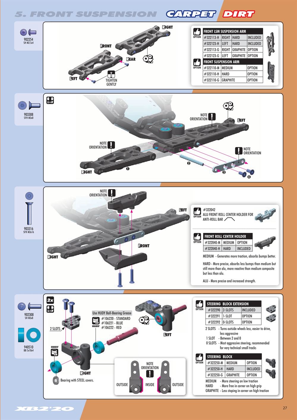 Xray - XB2D 2020 (XB2D'20) - Manual - Page 27